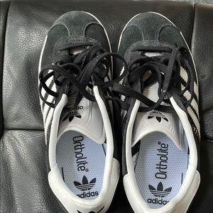 Adidas Classic Black and White Trainers